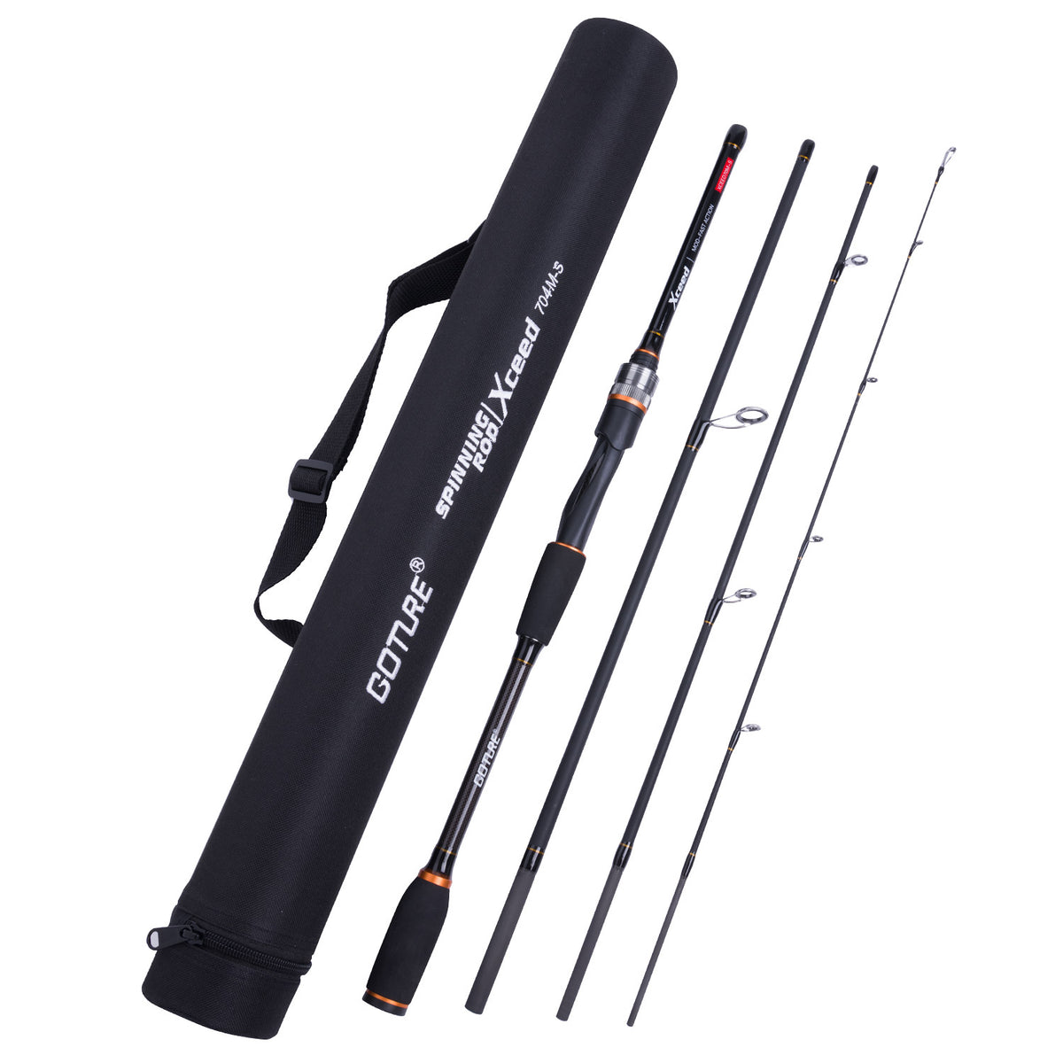 GotureXceed Compact Egging Rod / Spinning Rod / Casting Rod