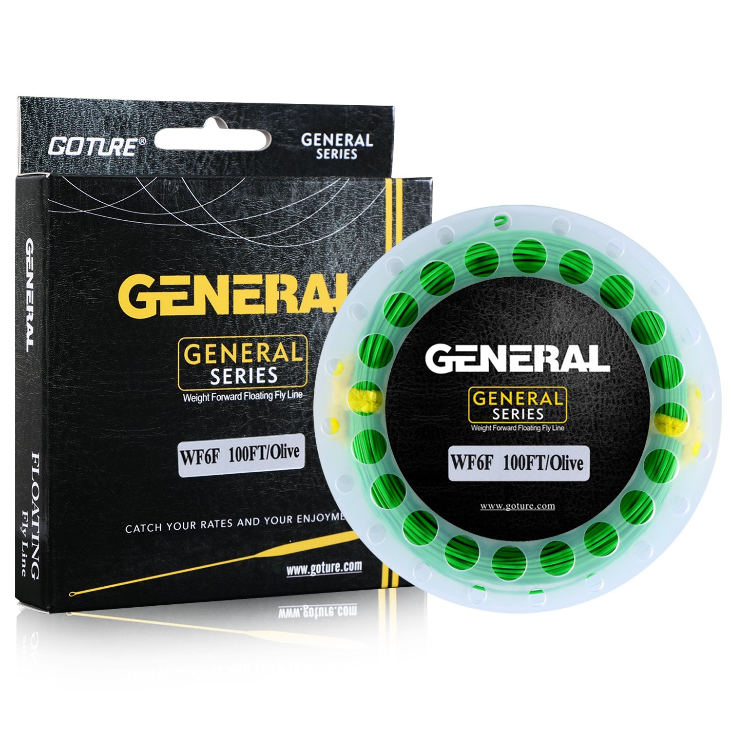 Goture WF 100FT 3F to 8F Weight Forward Floating Fly Fishing Line with –  GOTURE-JP