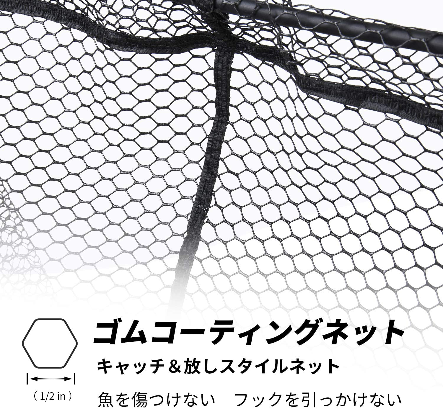 Goture ランディングネット 【耐荷重2倍アップ】 超深型60cm （長さ86-108cm）多機能タモ網 折りたたみ式 たも網 軽量 携 –  GOTURE-JP